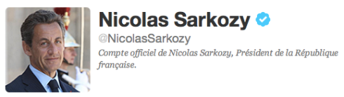 Les premiers gazouillis du candidat Sarkozy